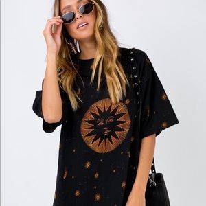 Motel Celestial Tshirt Dress